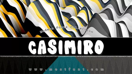 Typographic Design of Casimiro