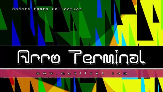 「Arro-Terminal」字体排版图片