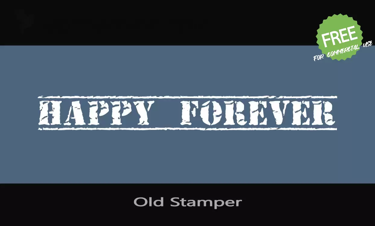 Sample of Old-Stamper