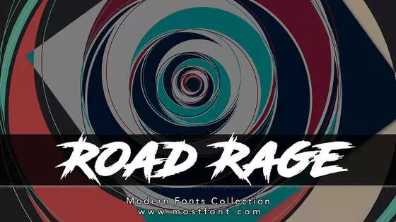 「Road-Rage」字体排版图片