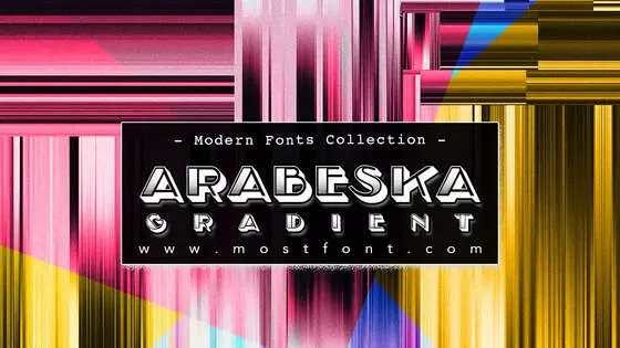 Typographic Design of Arabeska-Gradient