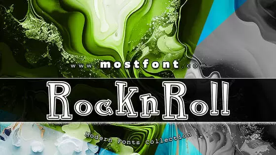 Typographic Design of RocknRoll-Typo-College