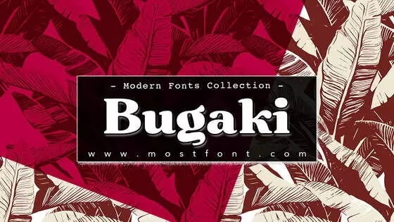 Typographic Design of Bugaki