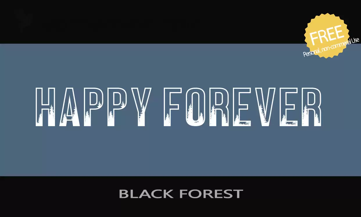 Sample of BLACK-FOREST