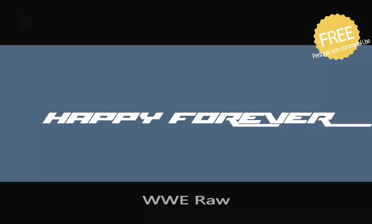 Sample of WWE-Raw