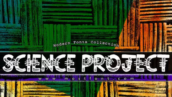 「Science-Project」字体排版样式