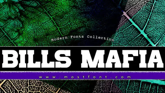 Typographic Design of Bills-Mafia