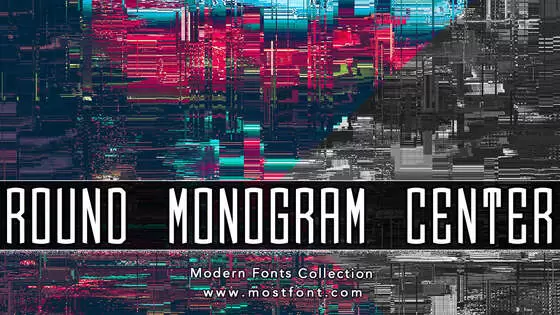 Typographic Design of Round-Monogram-Center