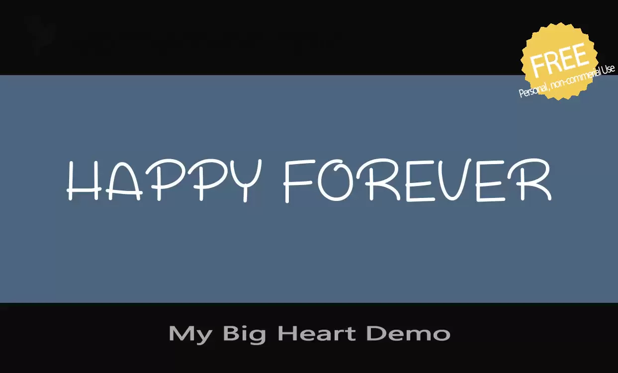 Sample of My-Big-Heart-Demo