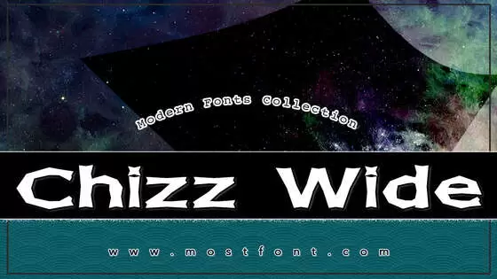 Typographic Design of Chizz-Wide