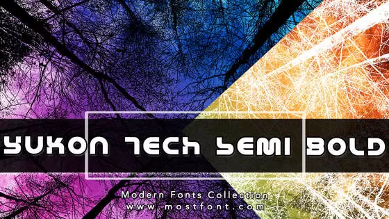 Typographic Design of Yukon-Tech-Semi-Bold