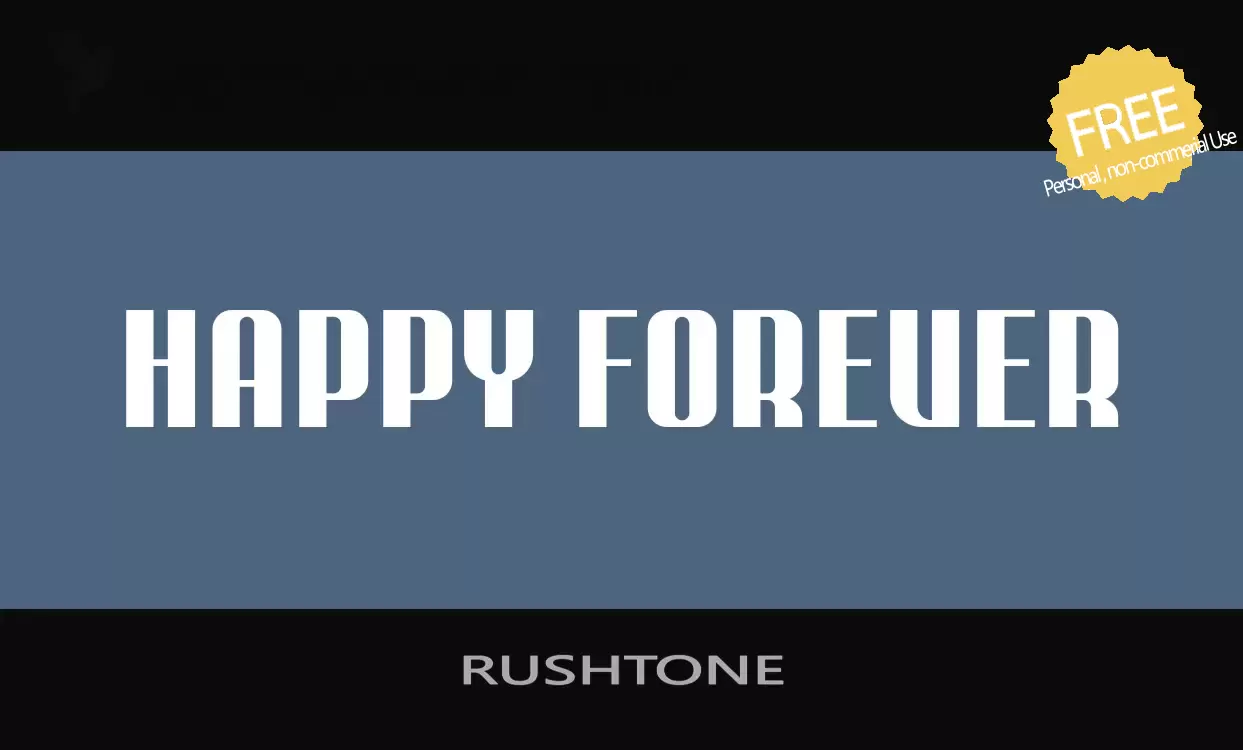 Sample of RUSHTONE