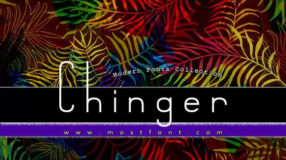 Typographic Design of Chinger