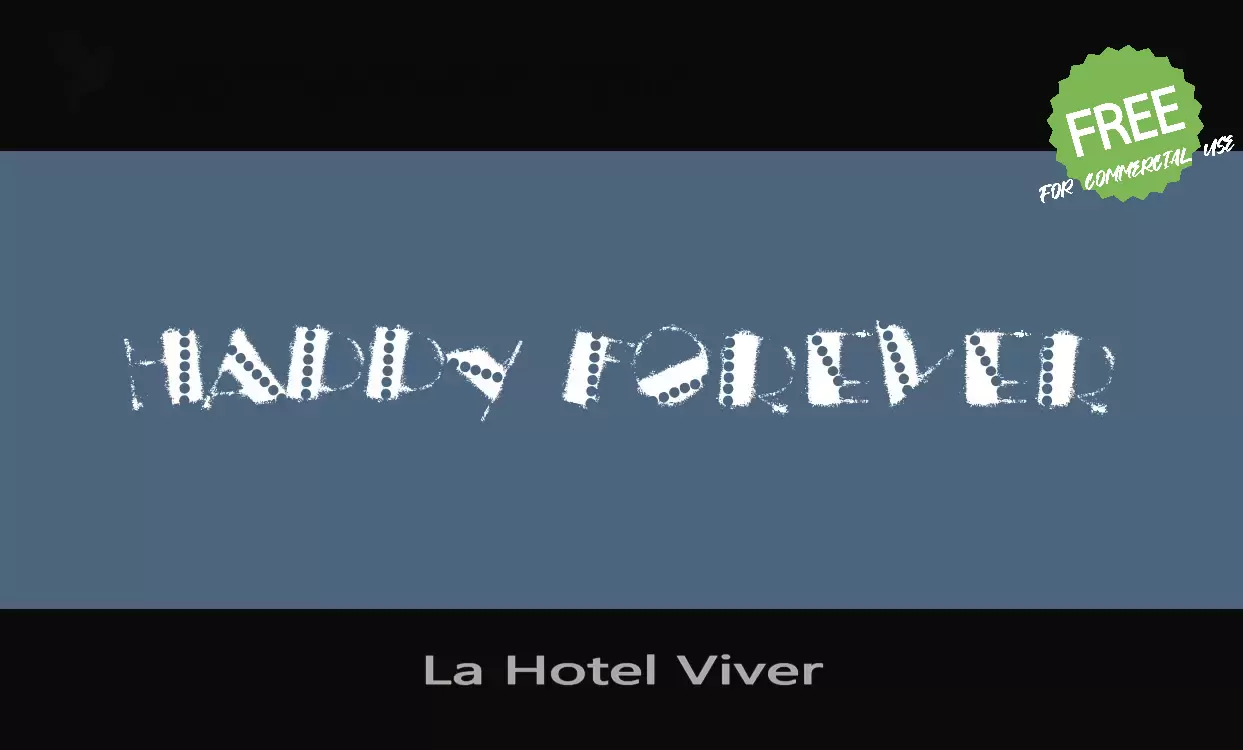 「La-Hotel-Viver」字体效果图