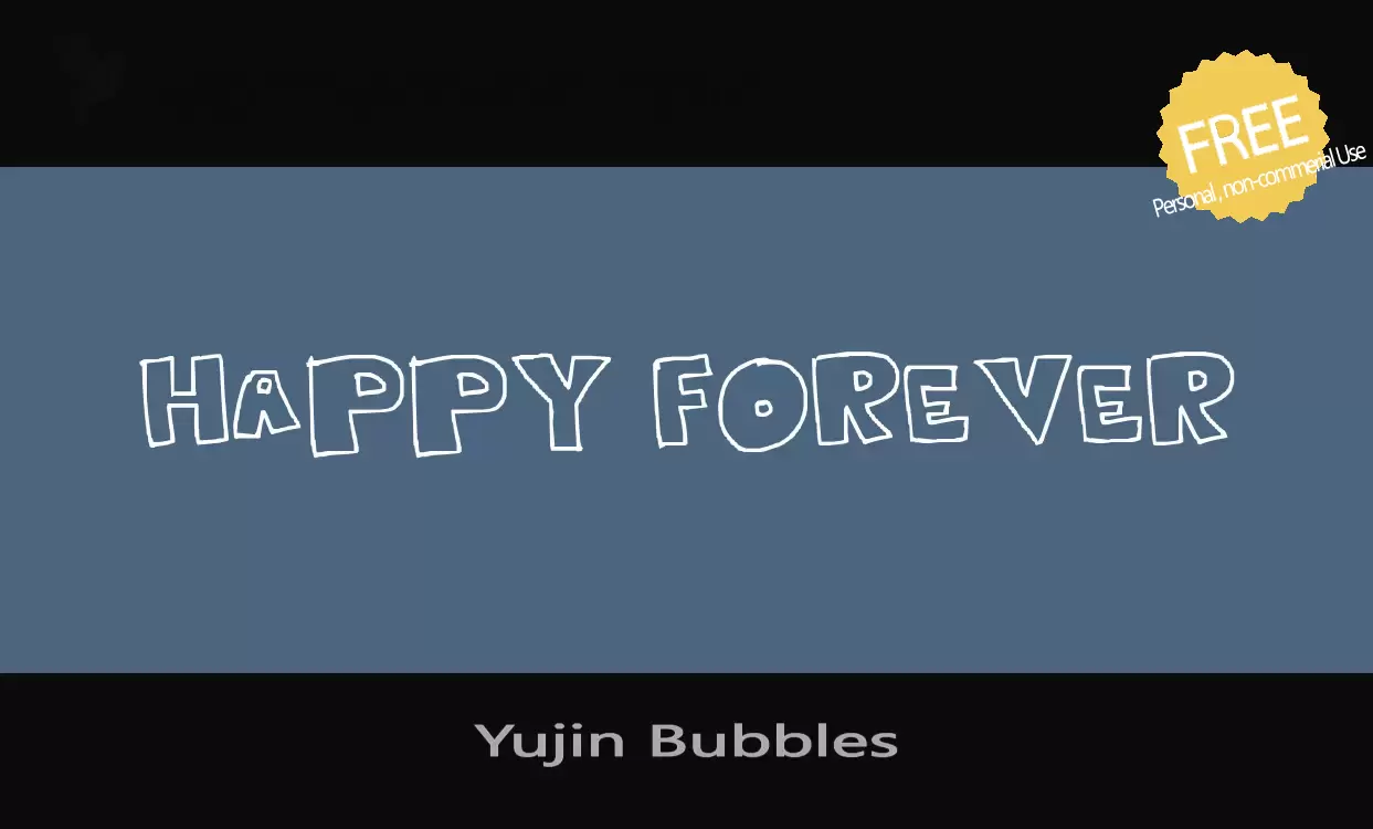 Sample of Yujin-Bubbles