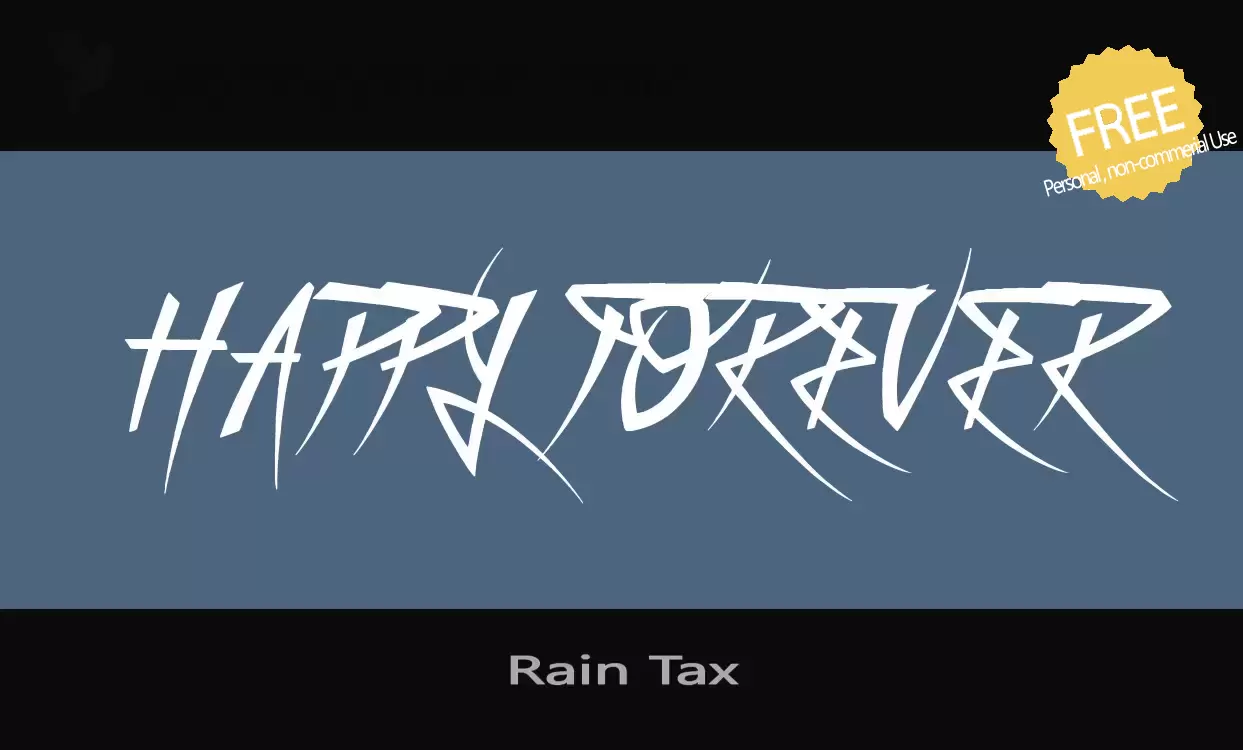 Sample of Rain-Tax