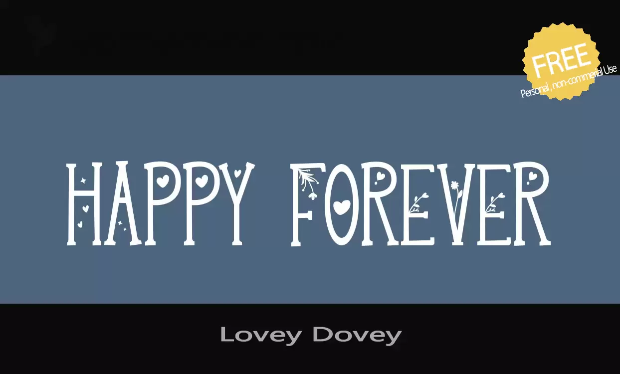 Sample of Lovey-Dovey