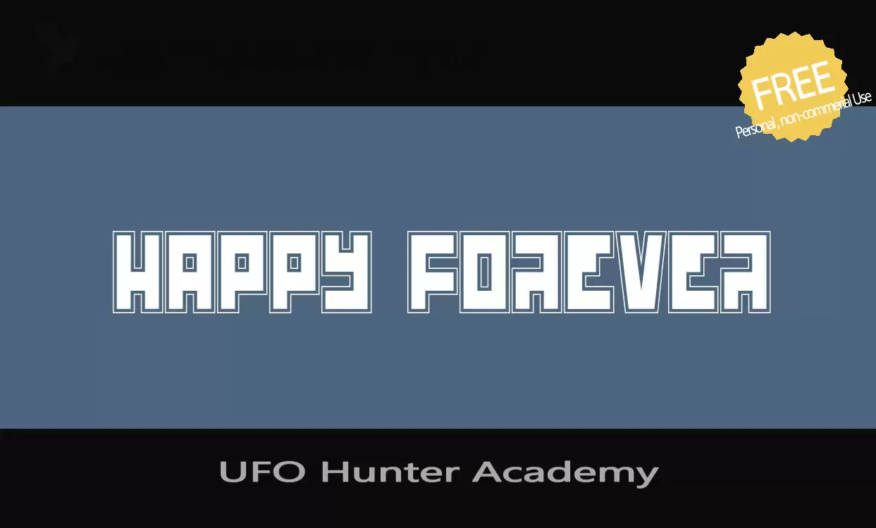 Sample of UFO-Hunter-Academy