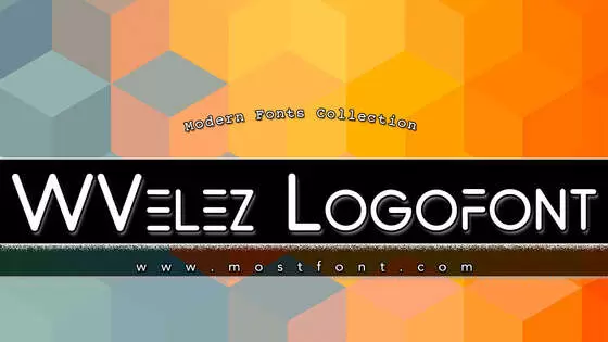 Typographic Design of WVelez-Logofont