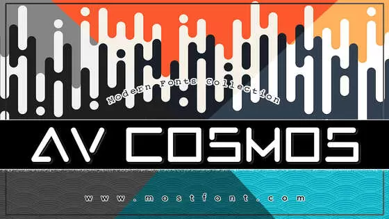 「AV-Cosmos」字体排版图片