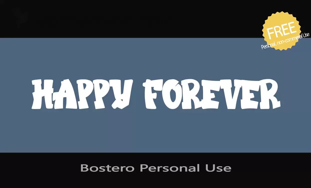 Sample of Bostero-Personal-Use