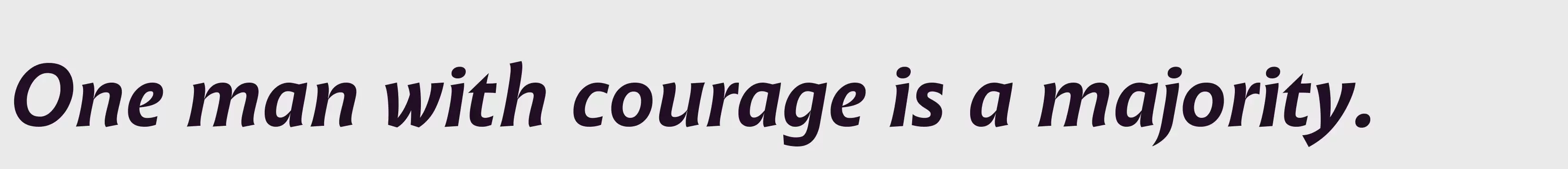 Preview Of MediumItalic