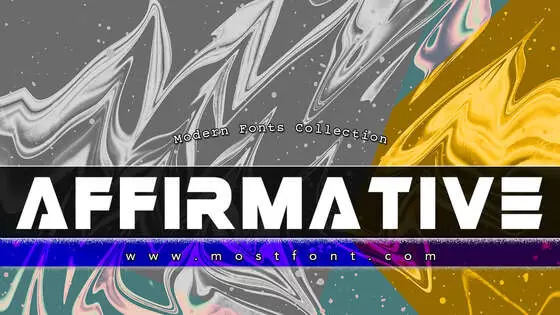「Affirmative」字体排版样式
