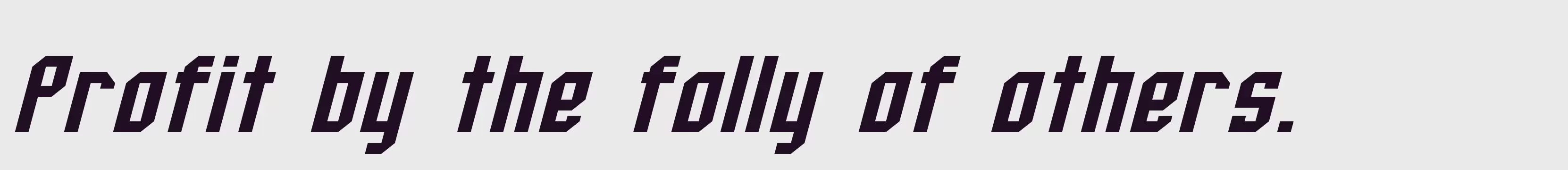 「Whitestone Italic」字体效果图