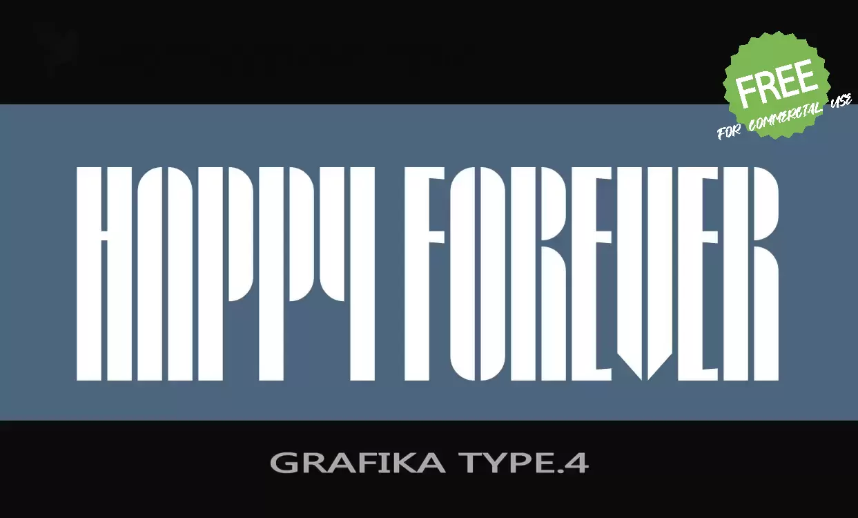 「GRAFIKA-TYPE.4」字体效果图