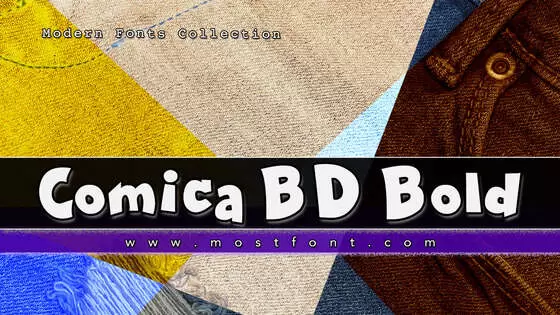Typographic Design of Comica-BD-Bold