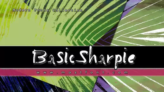 Typographic Design of BasicSharpie