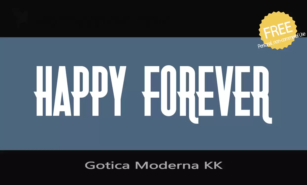 Sample of Gotica-Moderna-KK