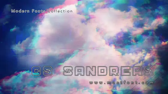 「CS-Sandreas」字体排版图片