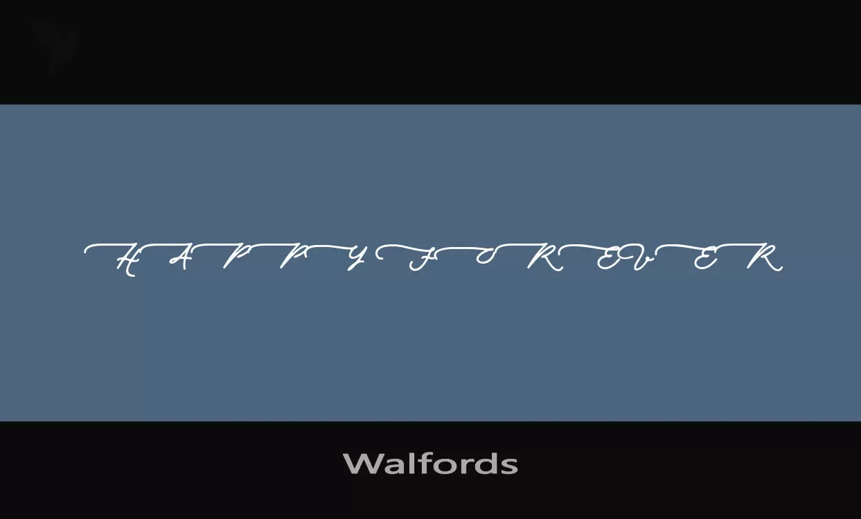 Sample of Walfords