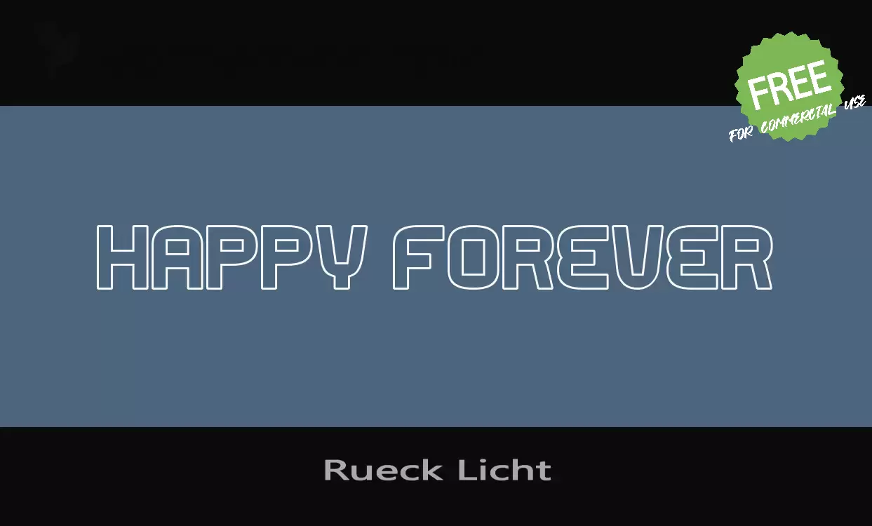 Sample of Rueck-Licht