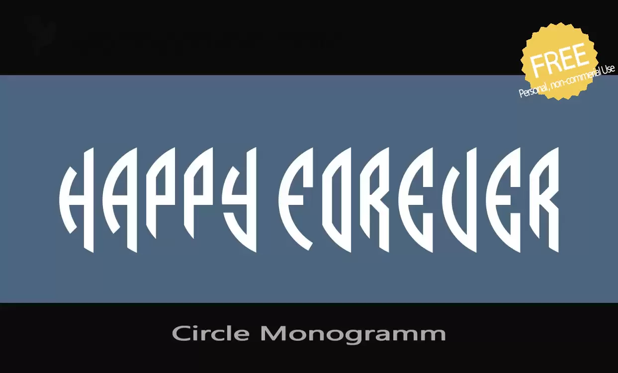 Sample of Circle-Monogramm