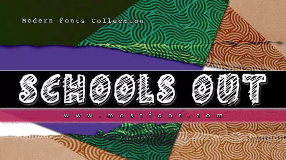 Typographic Design of Schools-Out!!!