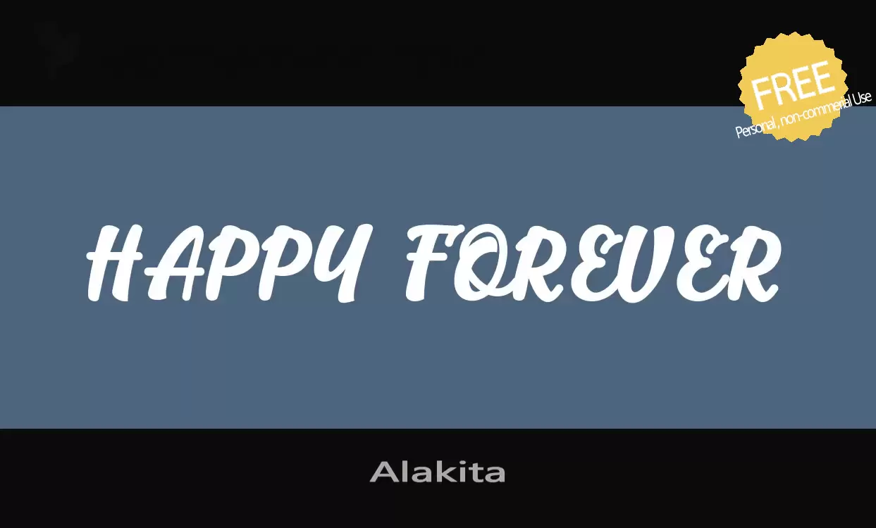Sample of Alakita