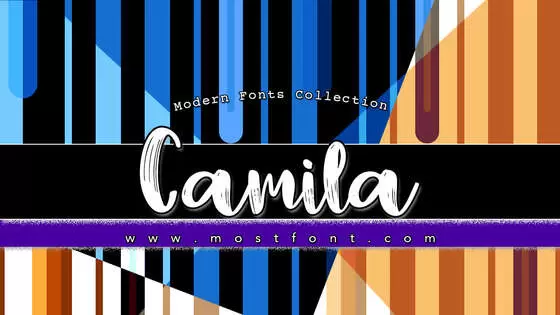 Typographic Design of Camila