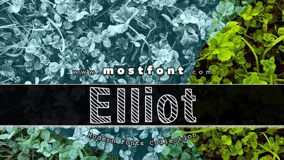 Typographic Design of Elliot