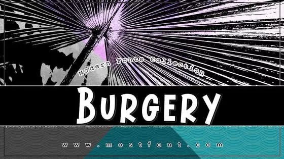 Typographic Design of Burgery