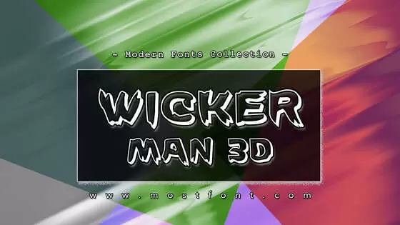 Typographic Design of Wicker-Man-3D