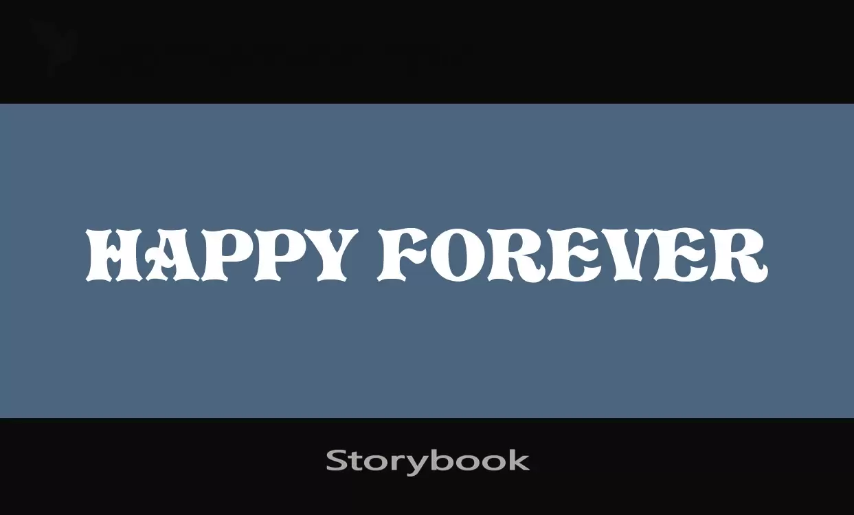 Font Sample of Storybook