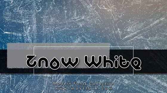 Typographic Design of Znow-White