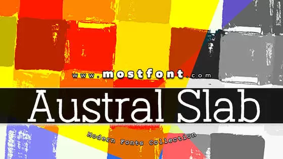 Typographic Design of Austral-Slab