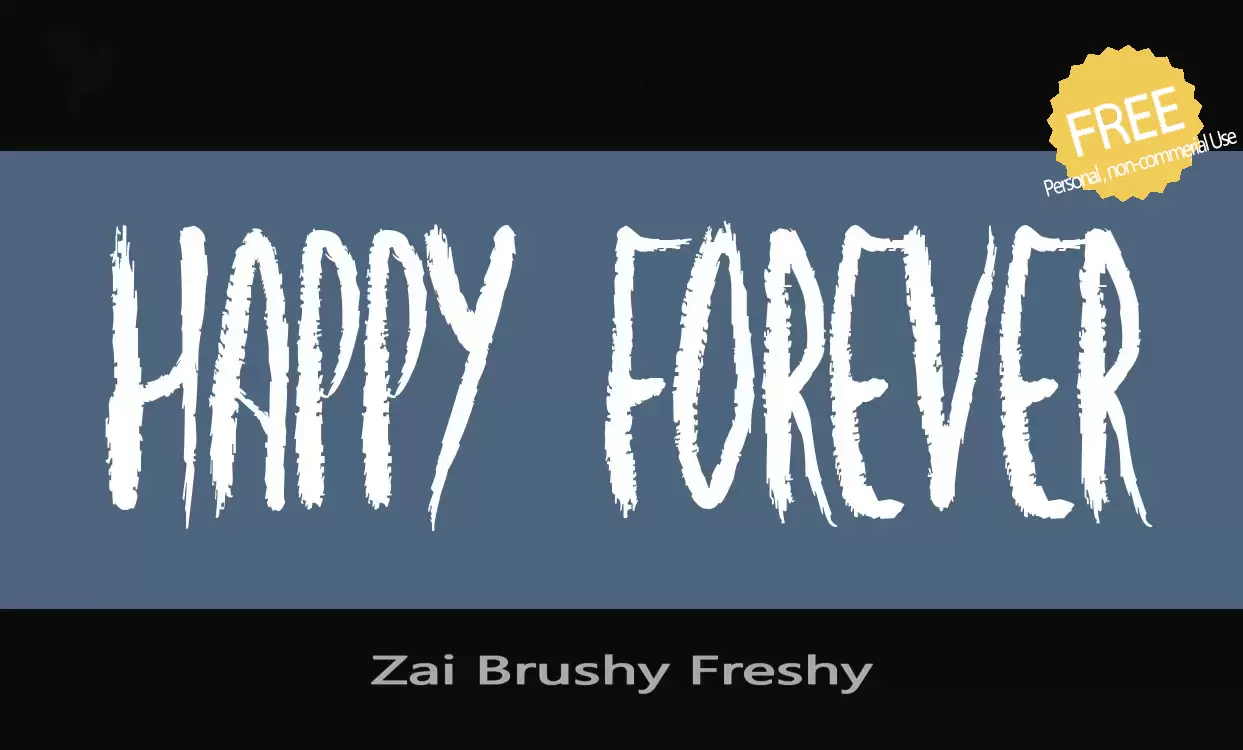 Sample of Zai-Brushy-Freshy