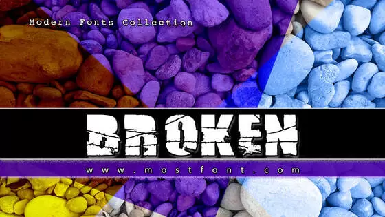 Typographic Design of Broken74