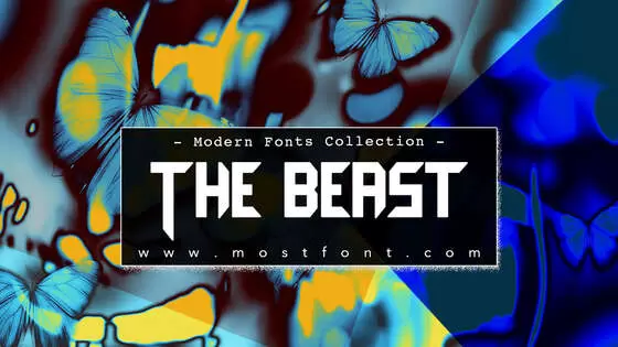 「The-Beast」字体排版图片