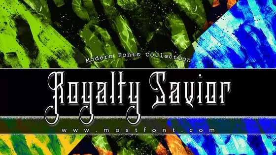 Typographic Design of Royalty-Savior