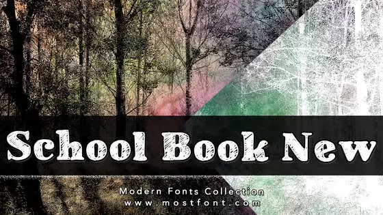 Typographic Design of School-Book-New